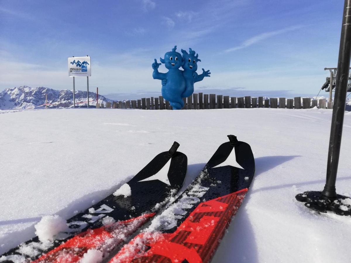Landhaus Gruber Winter アルペンドルフ エクステリア 写真